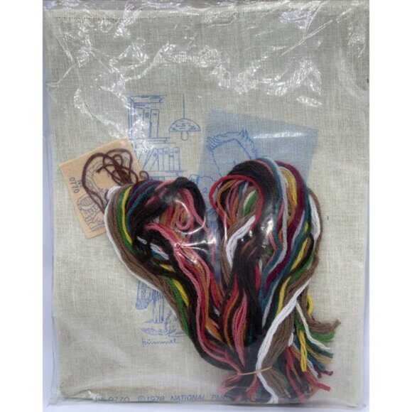 Hummel Book Lore 0770 Needlecraft Stitchery Kit National Paragon Corp Vintage - Picture 6 of 10